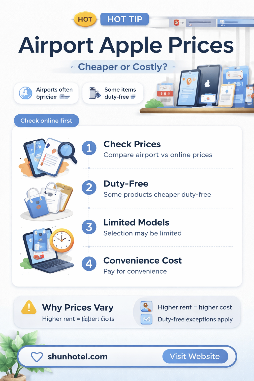 are apple products cheaper in airports