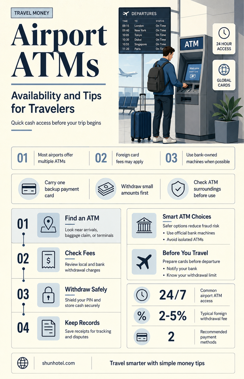are there atms at the airport