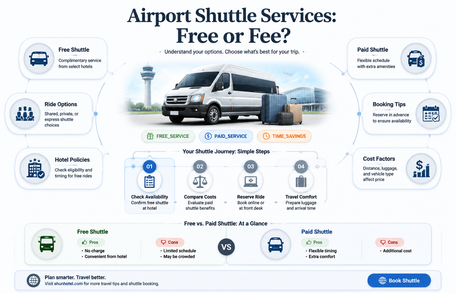 are shuttle on airport are free