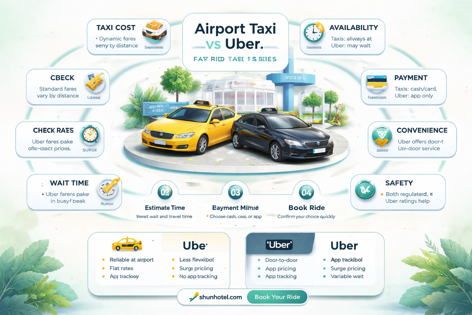 are airport taxis cheaper than uber