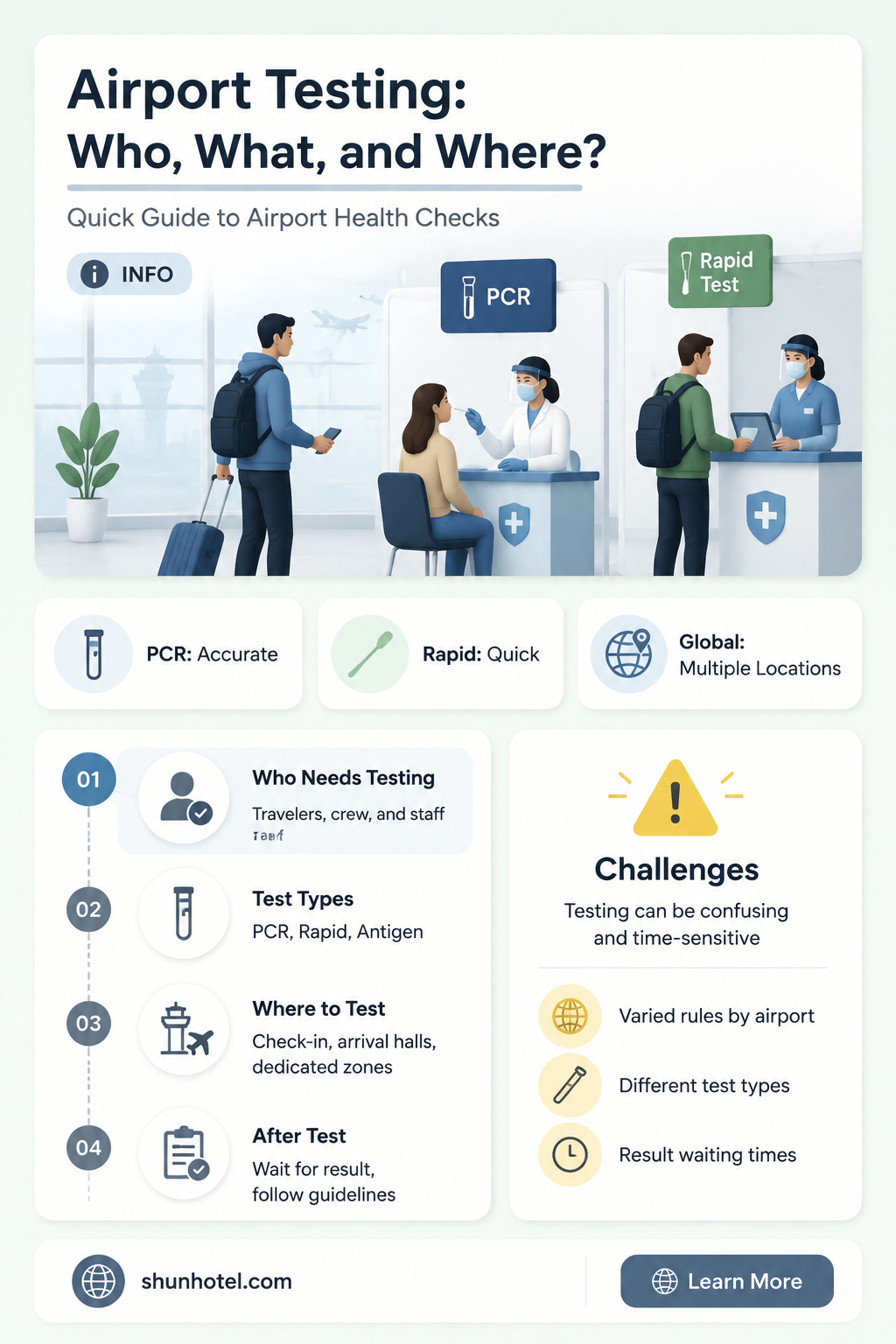 are people being tested at airports