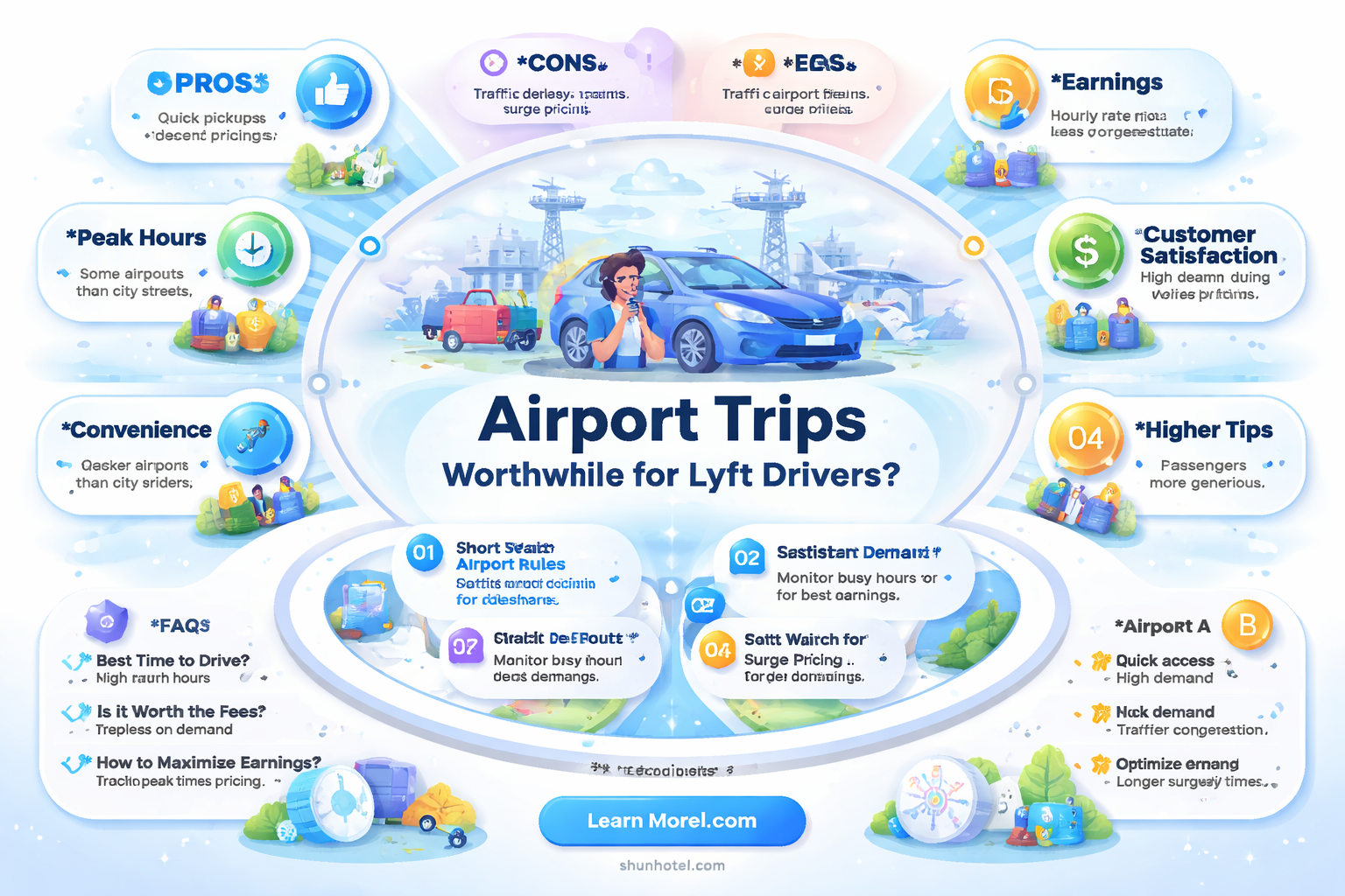are airports good for lyft drivers