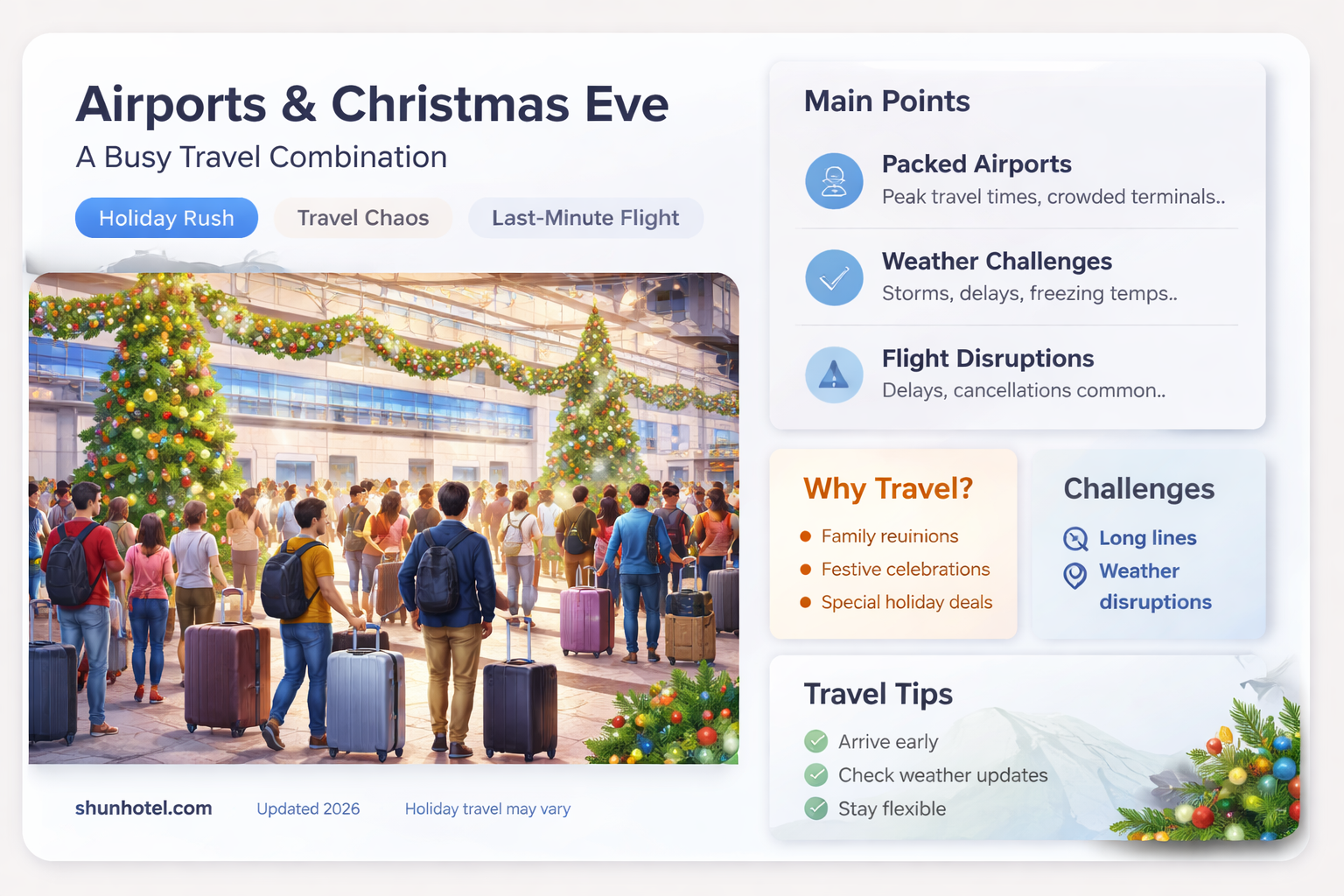 are airports busy on xmas eve