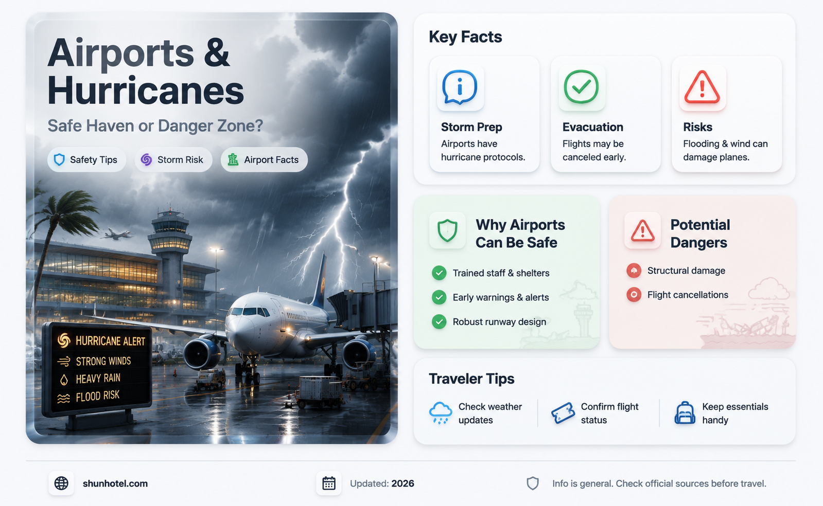 are airports safe during a hurricane