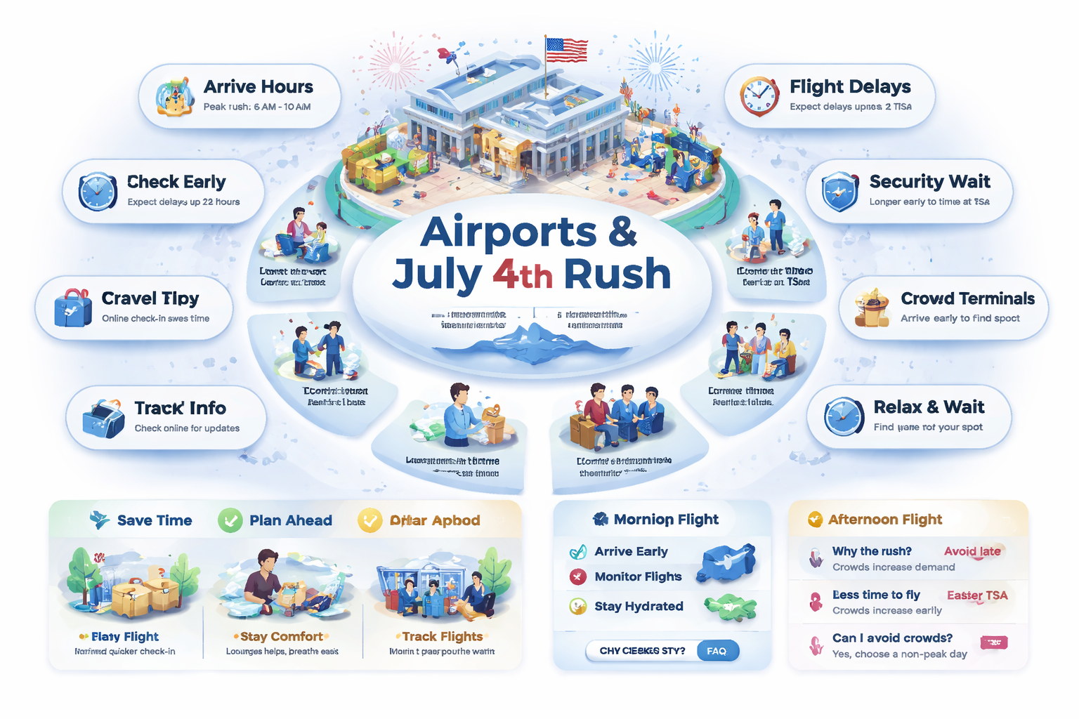 are airports busy on july 4th