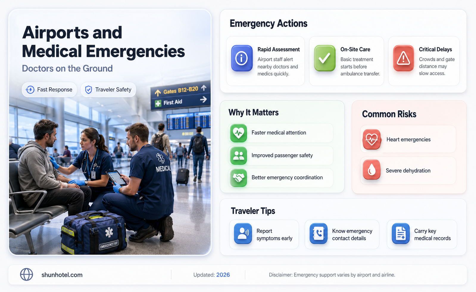 are there doctors in the airports