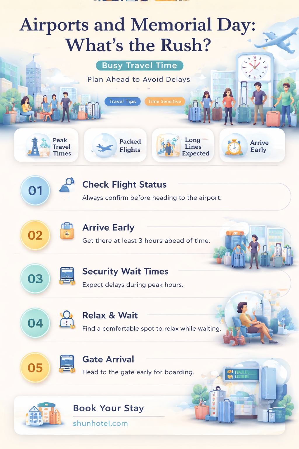 are airports busy on memorial day