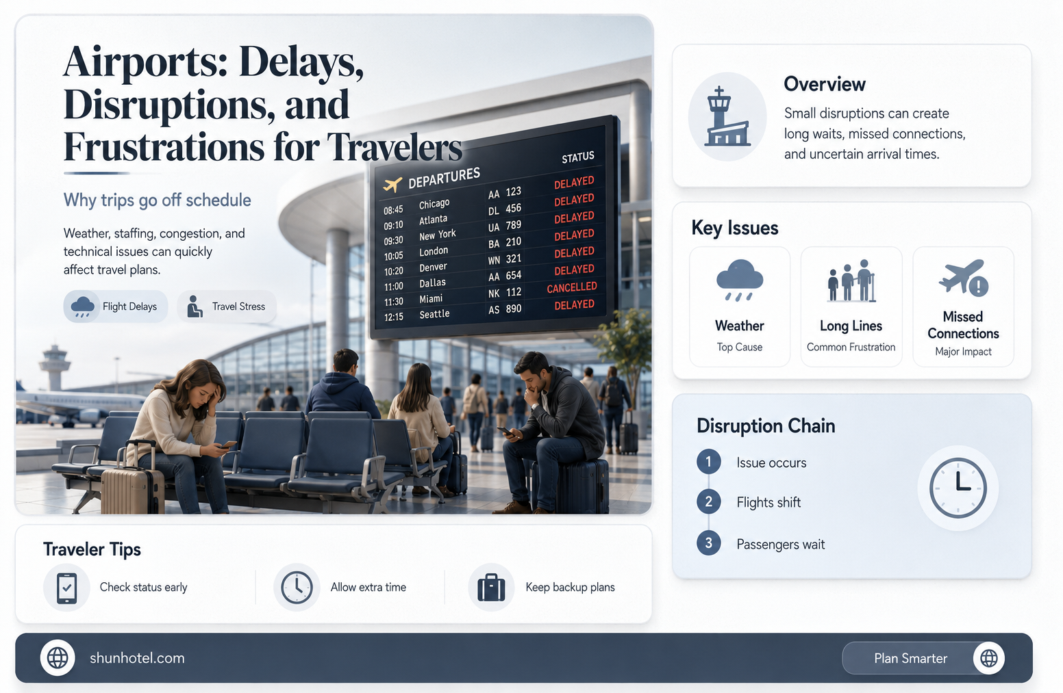 are there really delays at airports