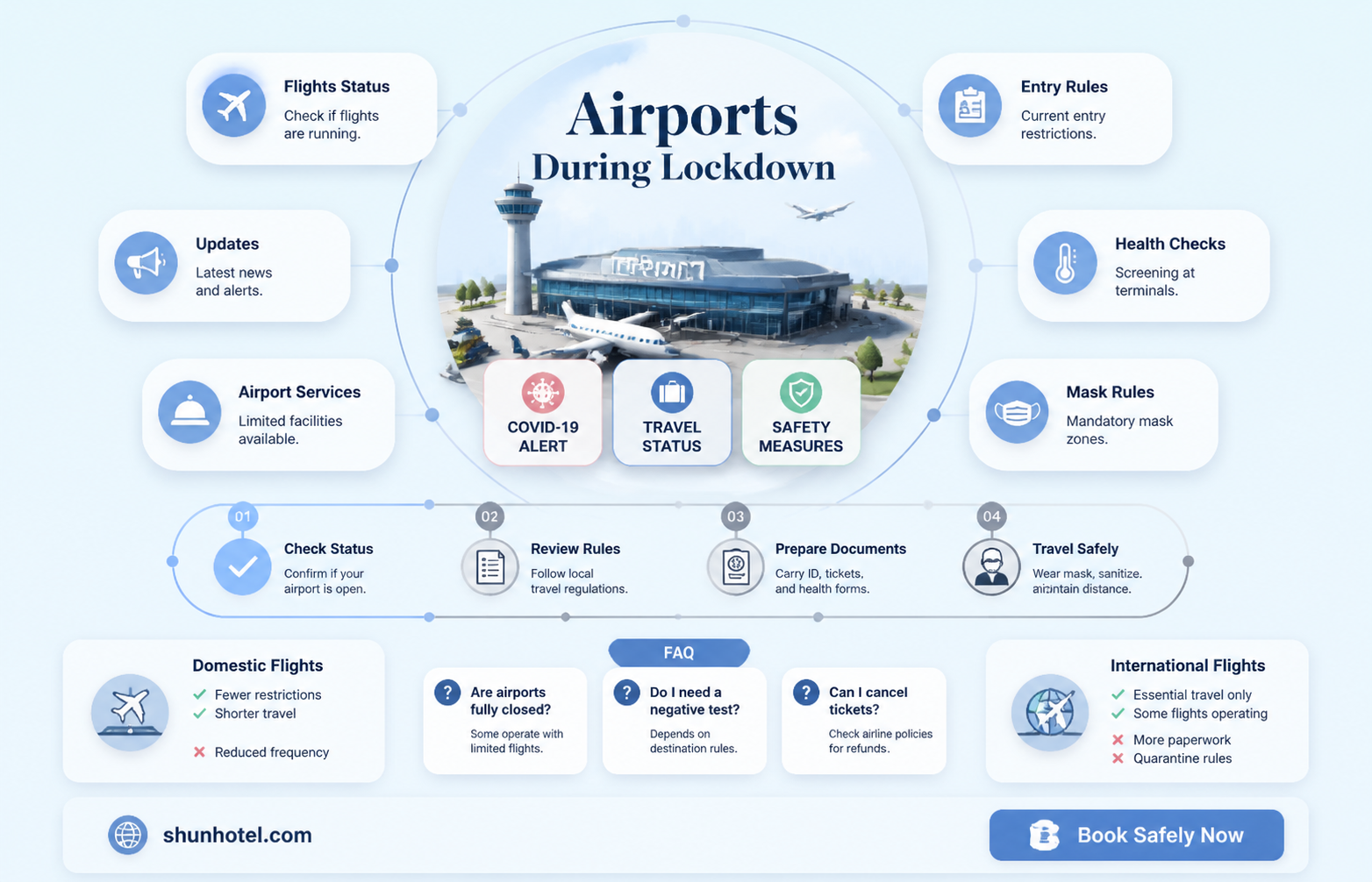are airports open during lockdown