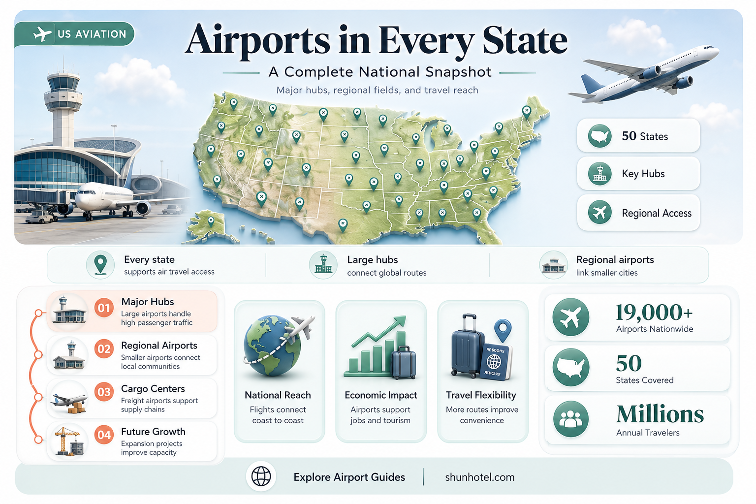 are there airports in every state