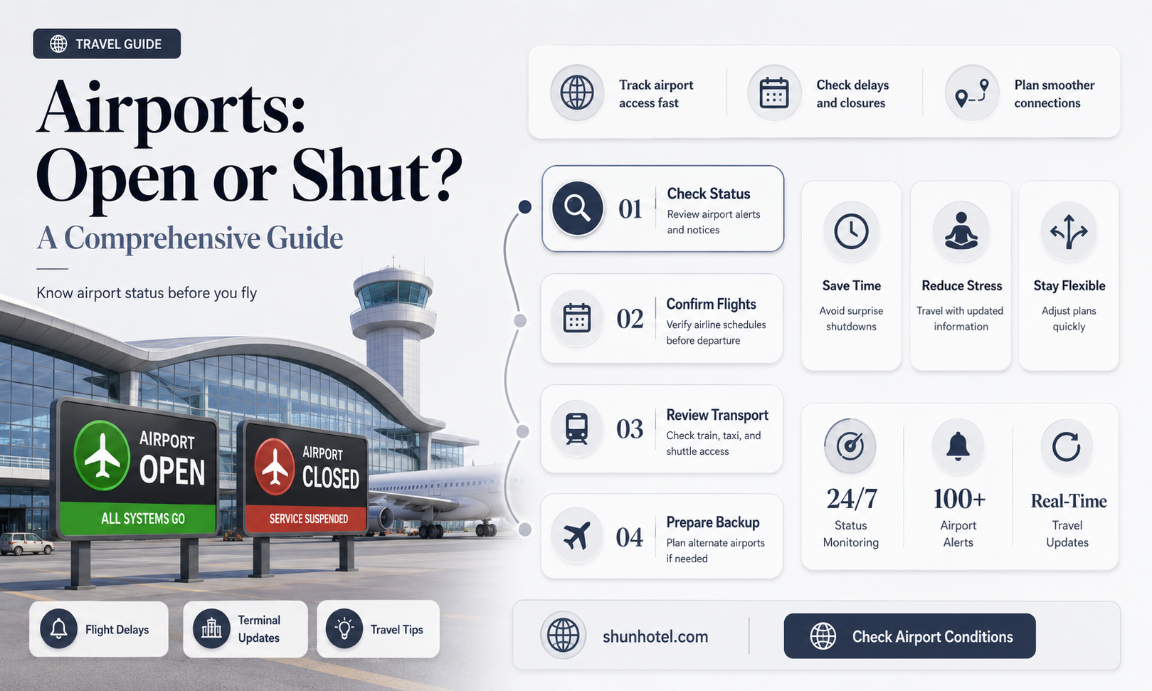are there any airports shut down