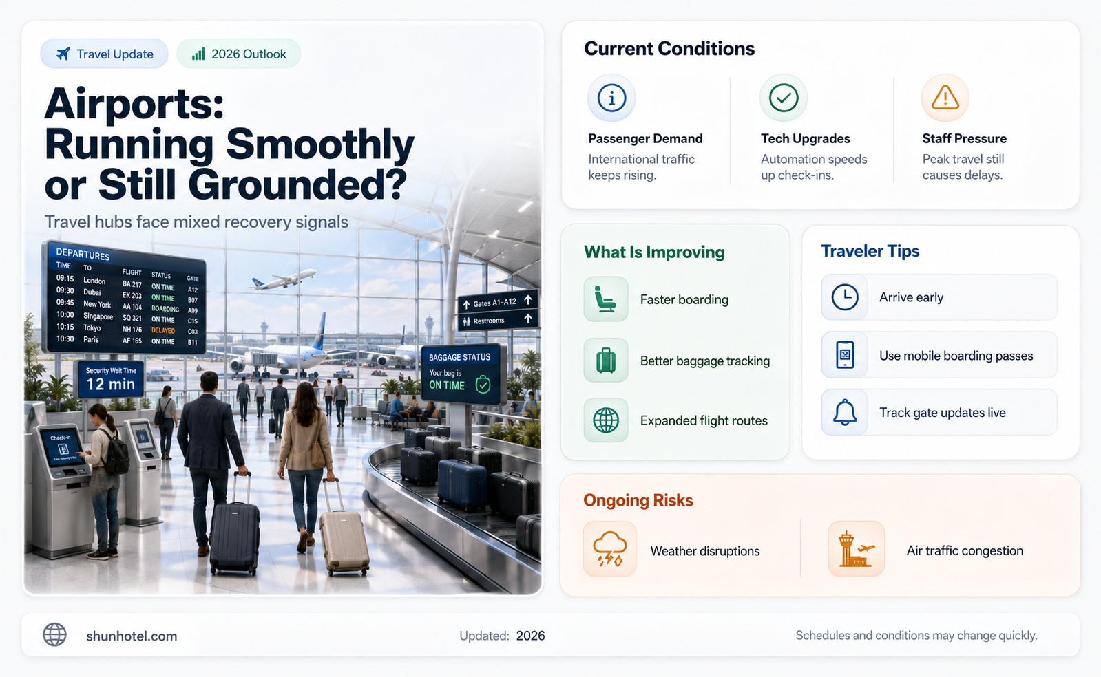 are the airports up and running