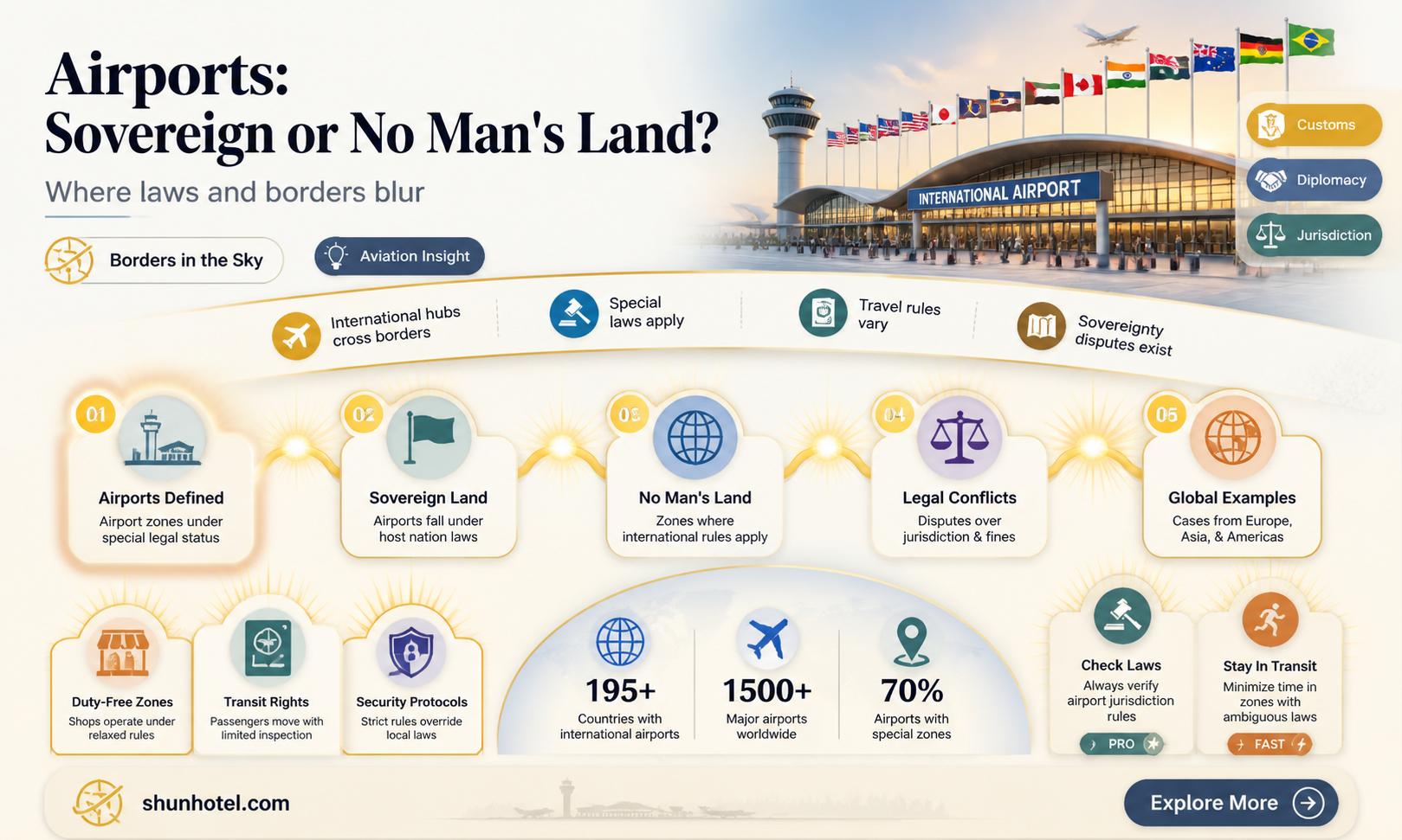 are airports no man