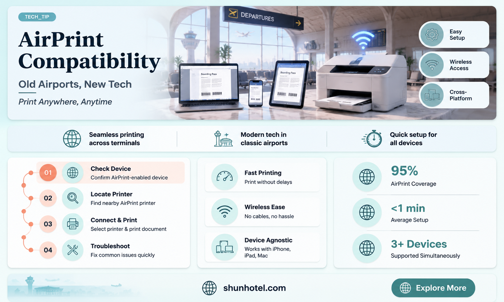 are old airport work with airprint