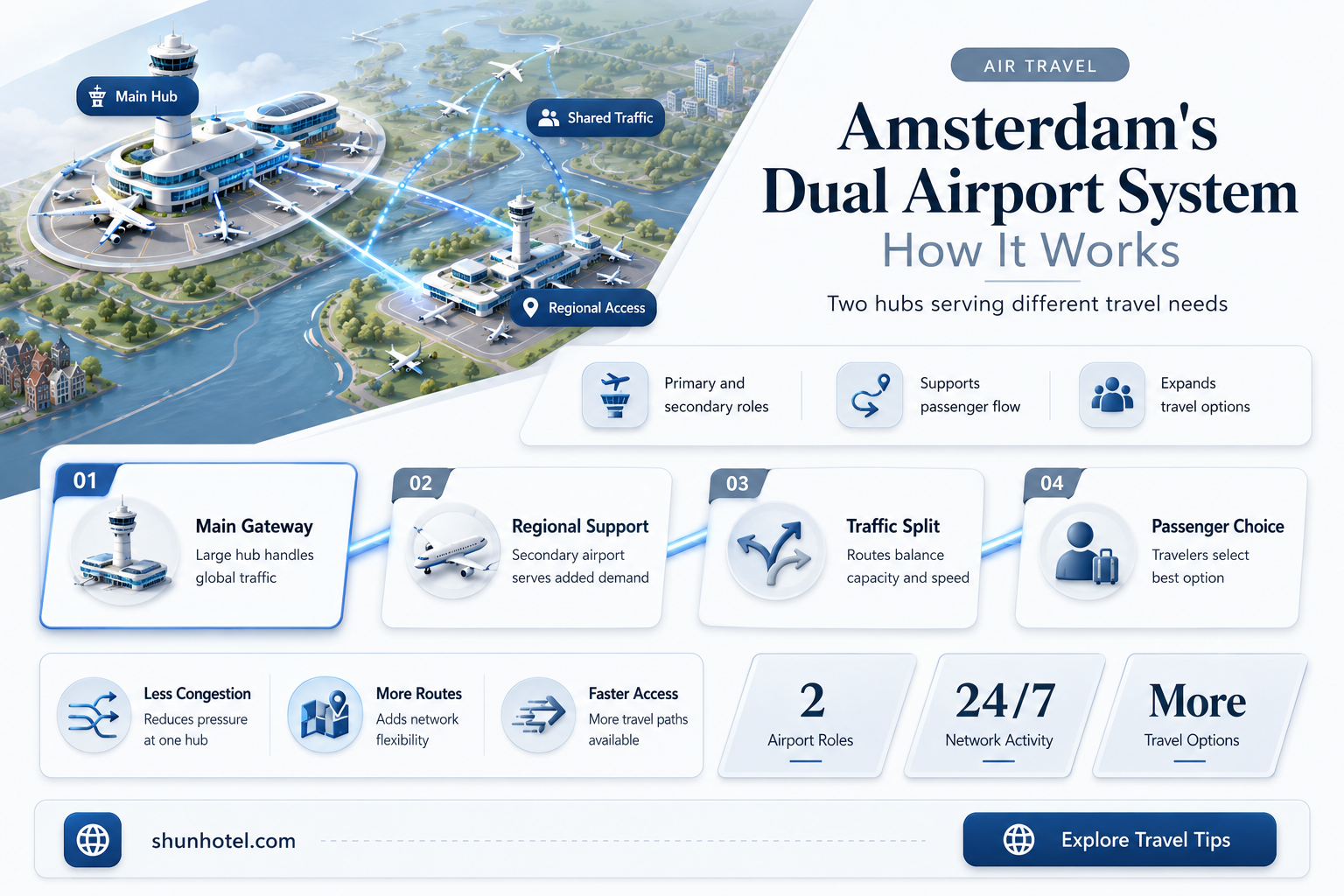 are there 2 airports in amsterdam