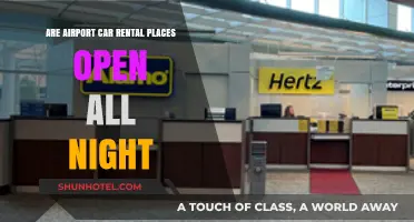 Are Airport Car Rental Places Open 24/7? Find Out Now