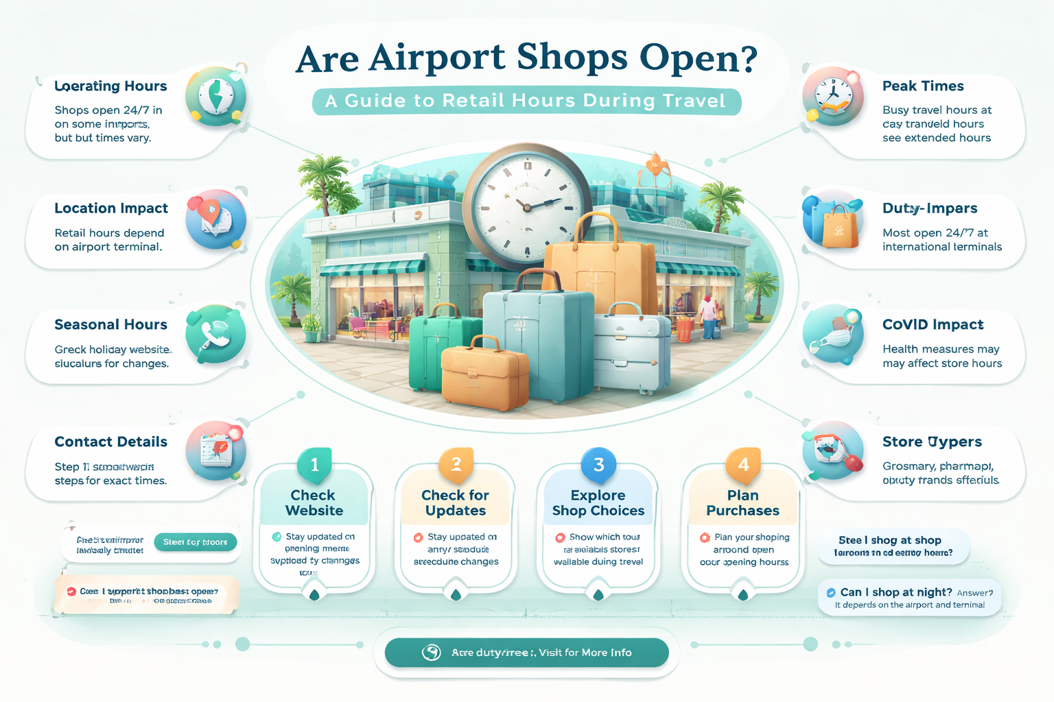 are airport shops open