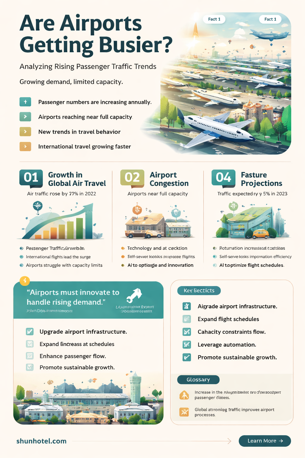 are airports getting busier