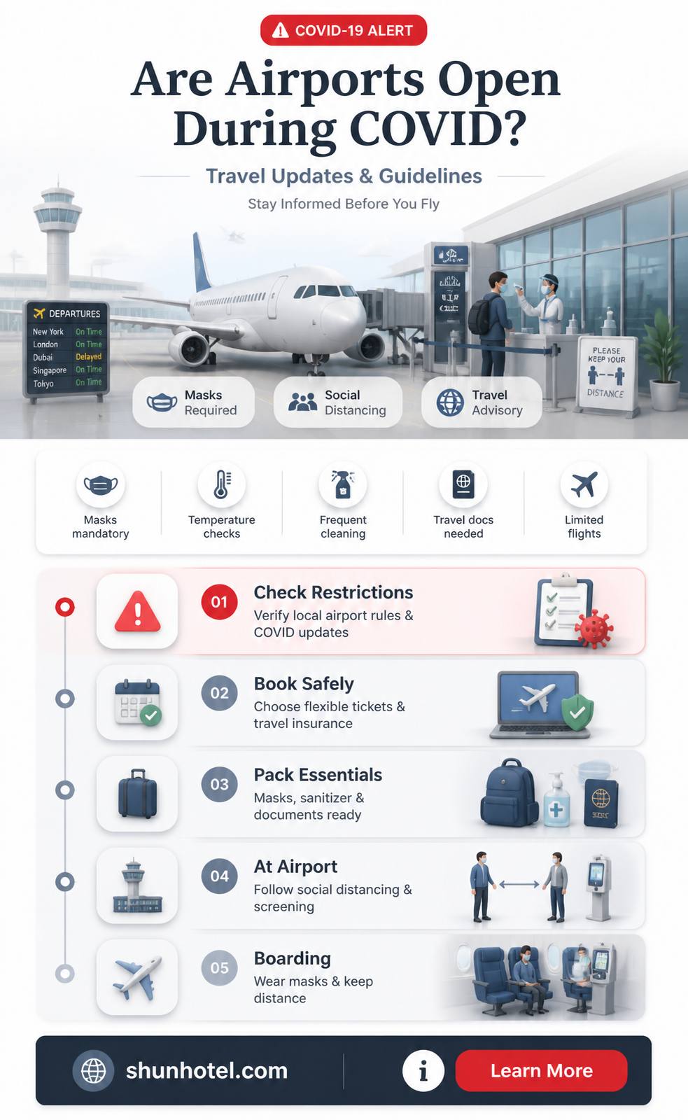 are airports open covid