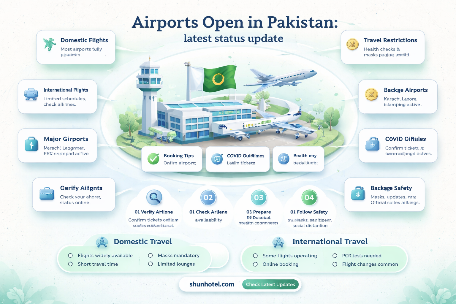 are airports open in pakistan