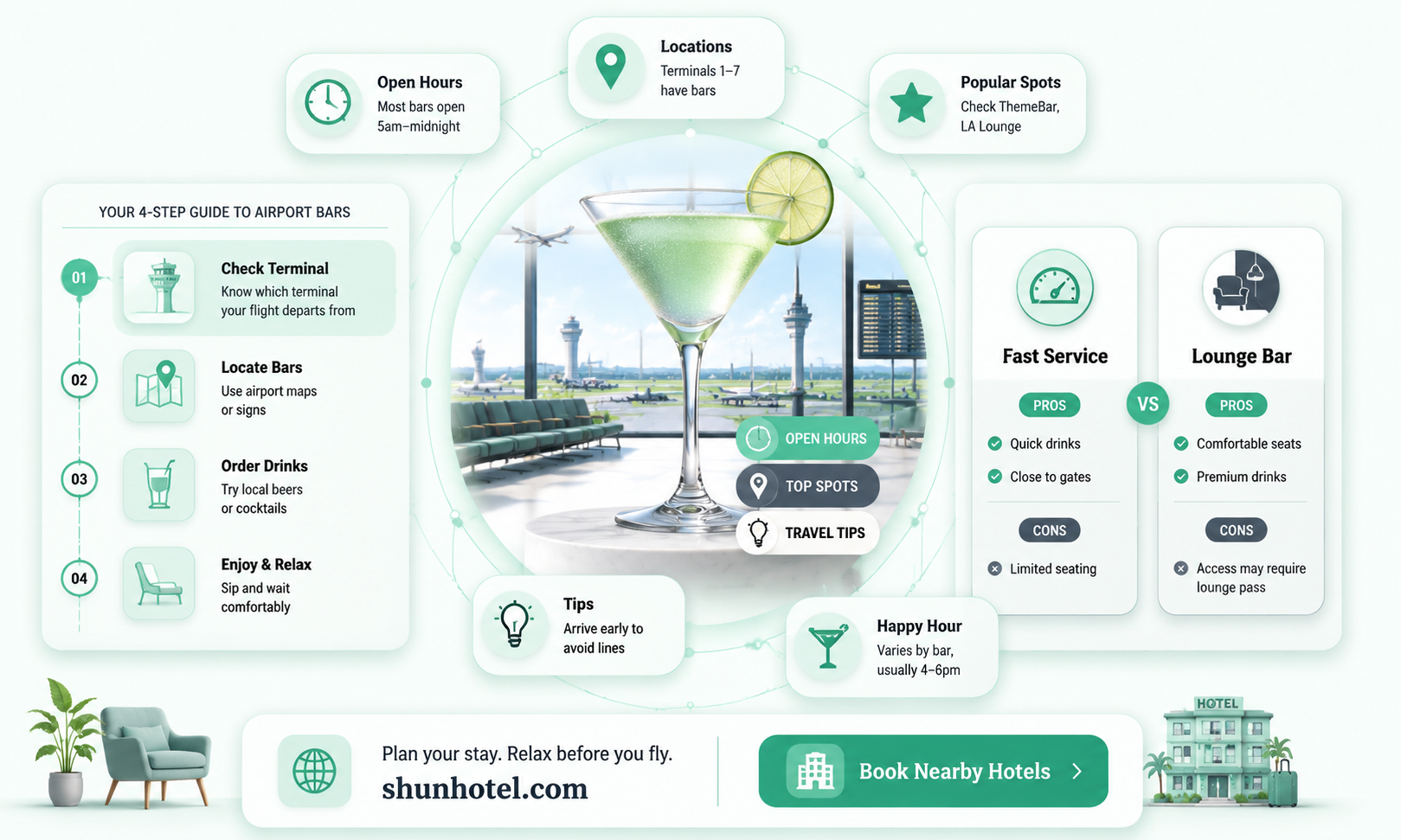 are bars open in lax airport