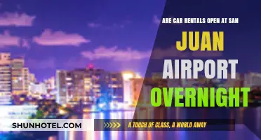 Overnight Car Rentals at San Juan Airport: Availability and Options