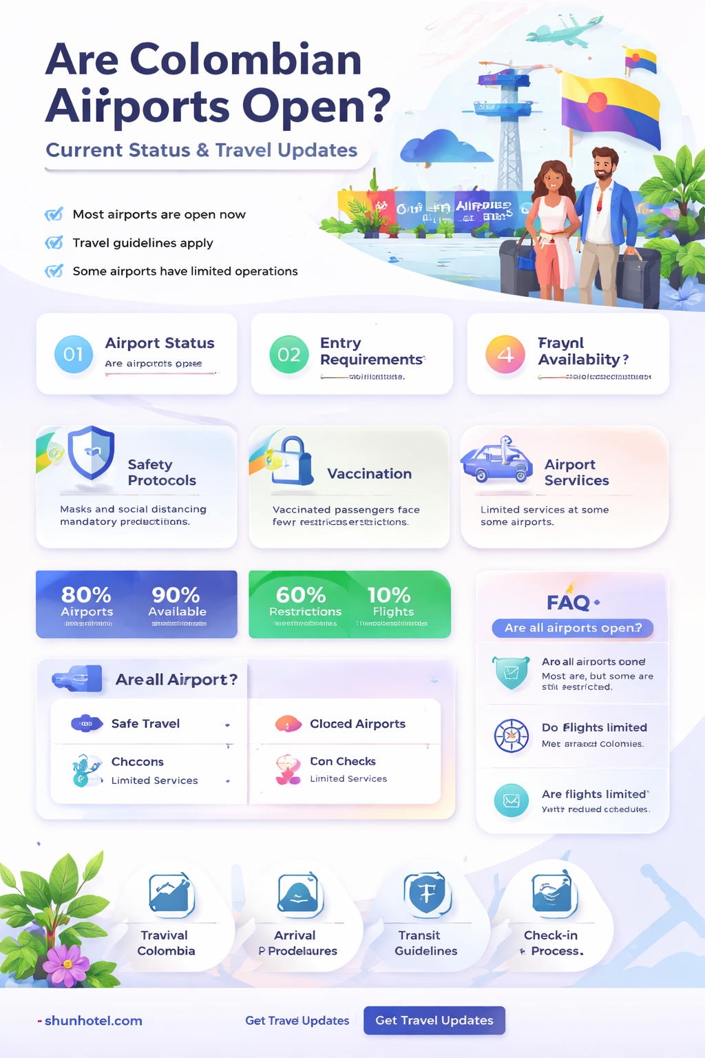 are airports in colombia open