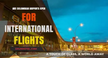 Colombian Airports: International Flight Operations and Current Status Update