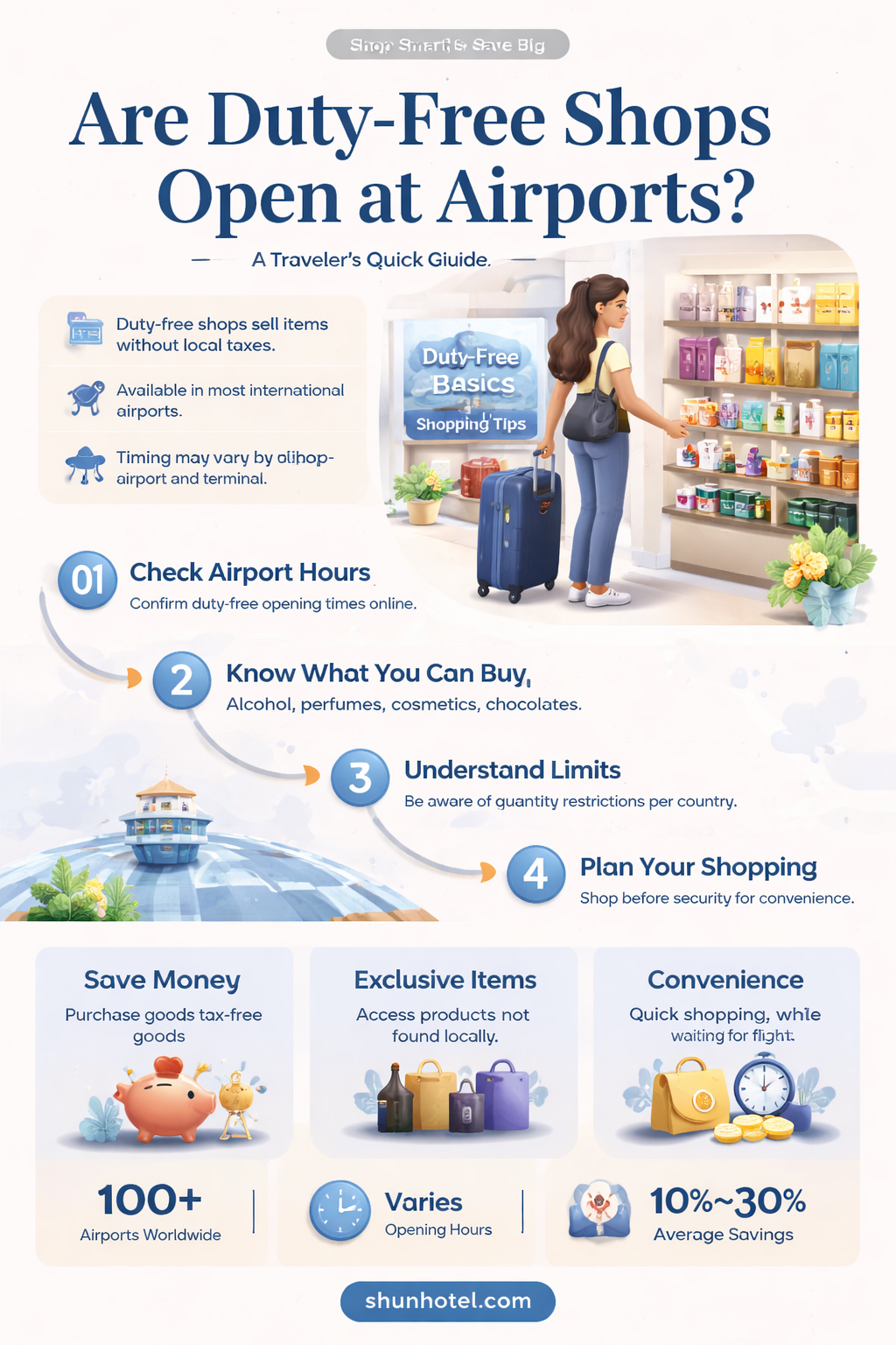 are duty free shops open at airports