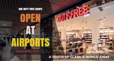 Are Duty-Free Shops Open at Airports? A Traveler's Guide