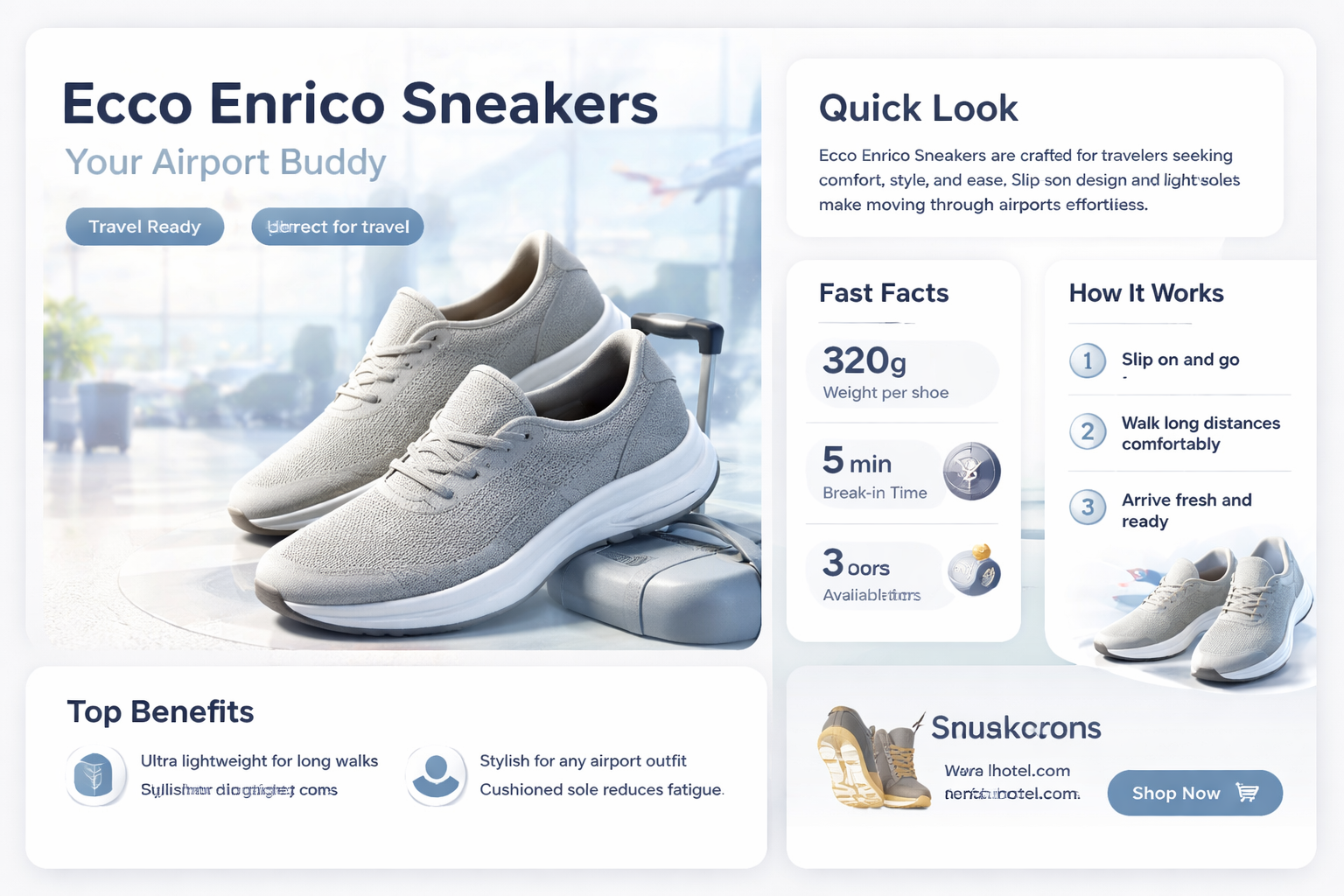 are ecco enrico sneakers airport friendly