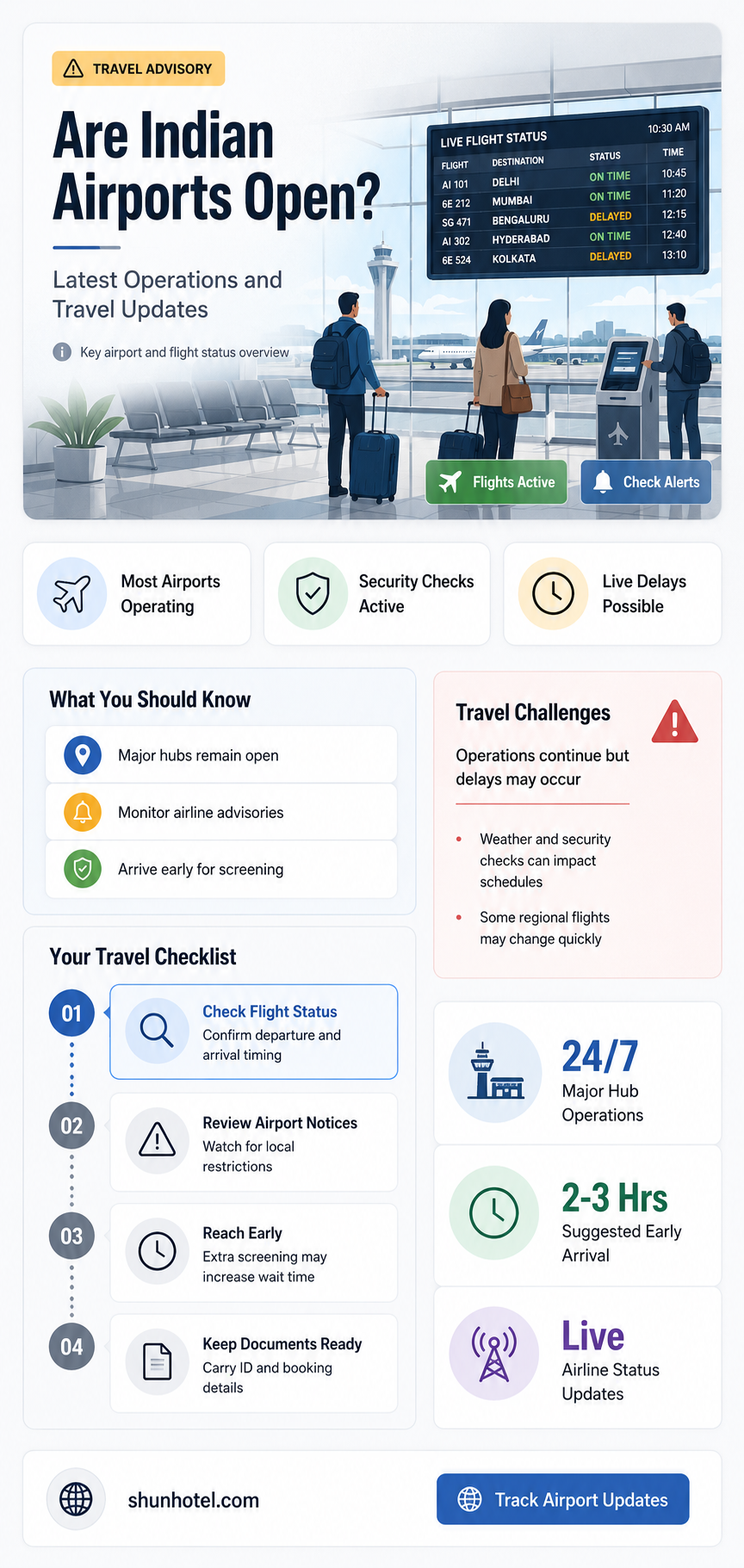 are the airports open in india