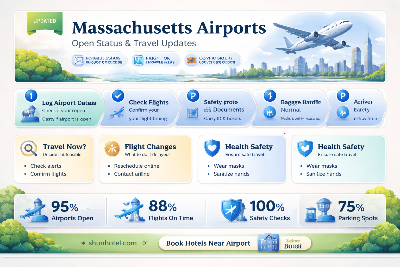 are airports open in massachusetts