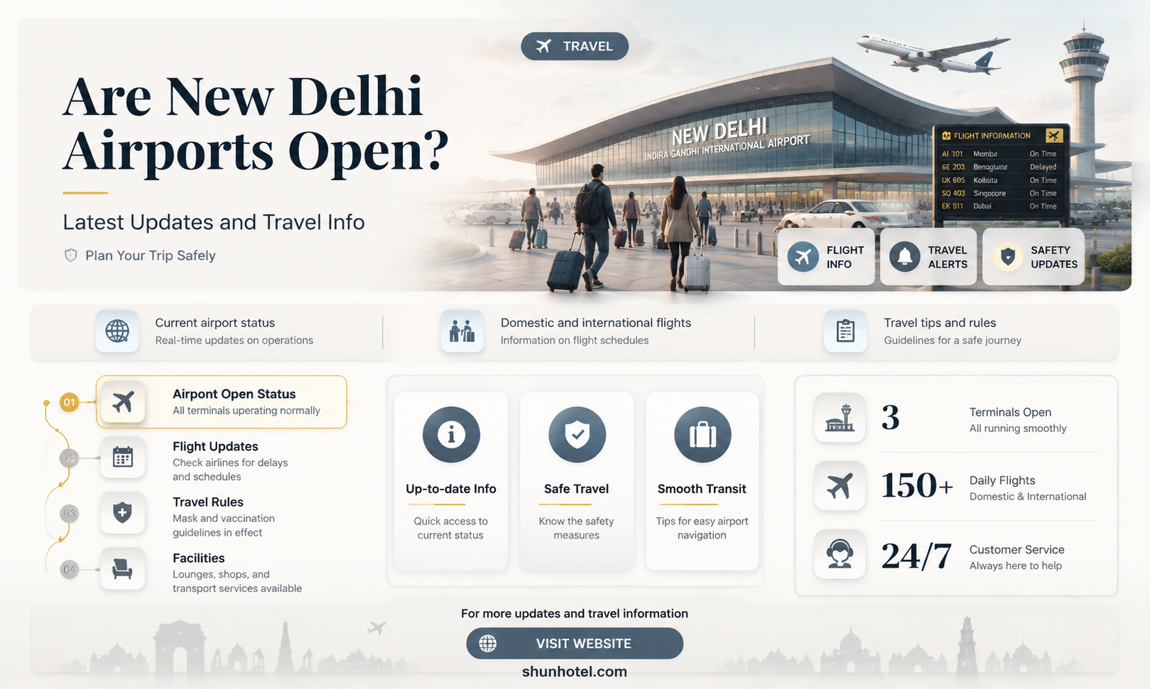 are the airports in new dehli open