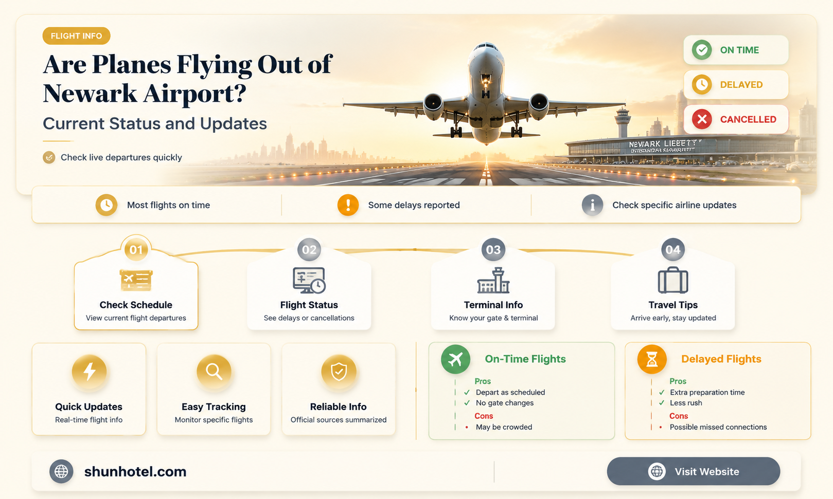 are planes flying out of newark airport