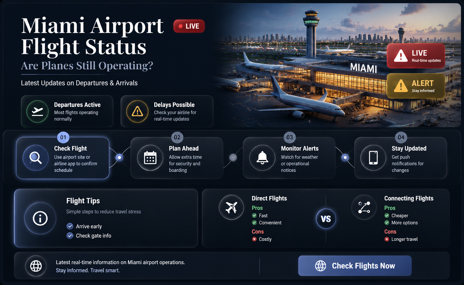 are planes still flying out of miami airport