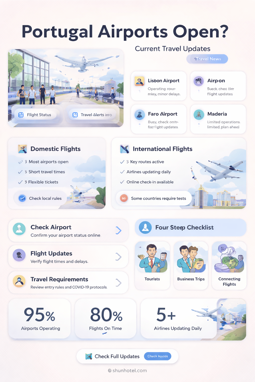 are airports open in portugal