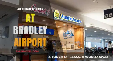Dining at Bradley Airport: Are Restaurants Open for Travelers?