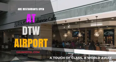 Dining at DTW: Are Restaurants Open at Detroit Airport?