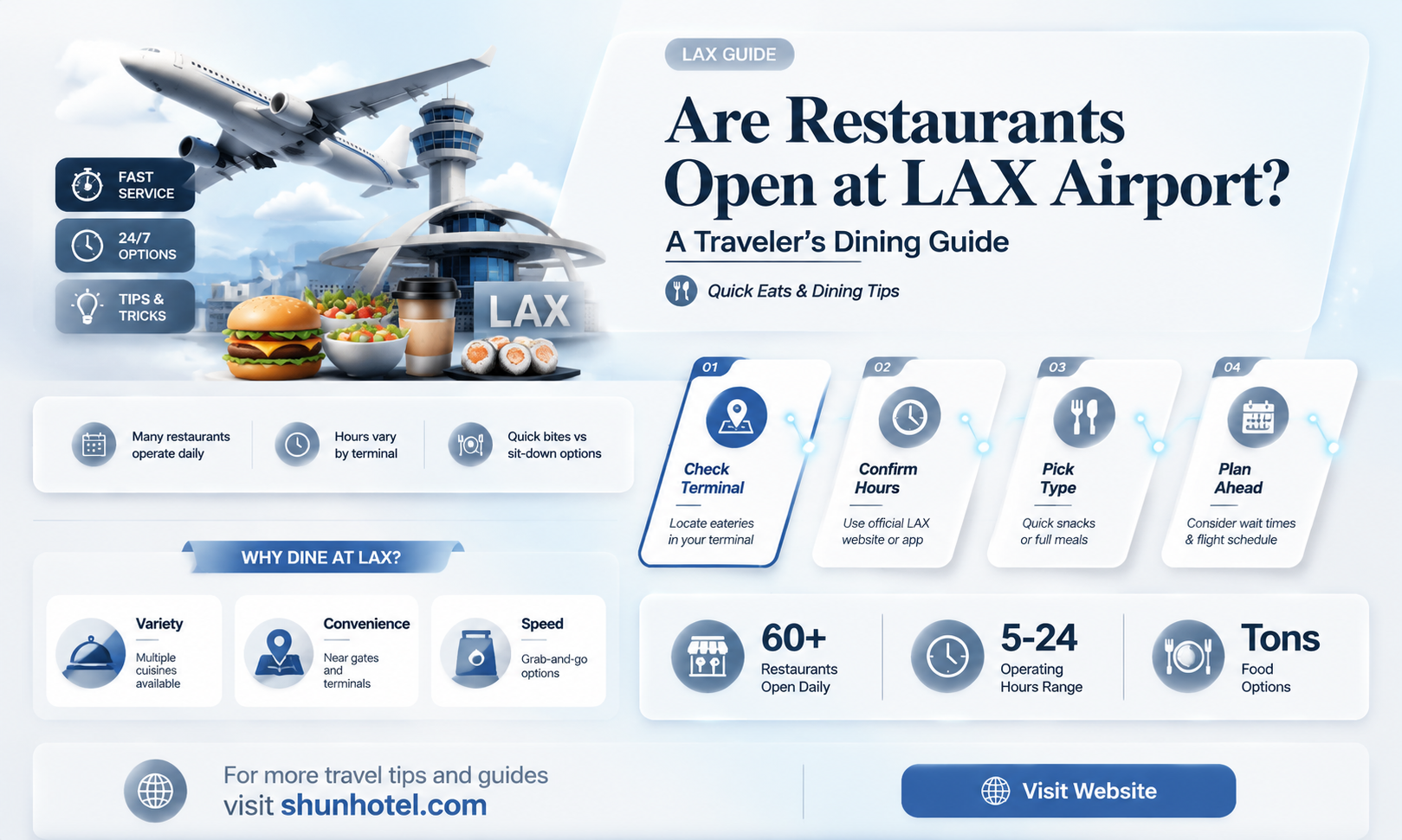 are restaurants open in lax airport
