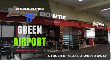 Dining at TF Green Airport: Are Restaurants Open for Travelers?