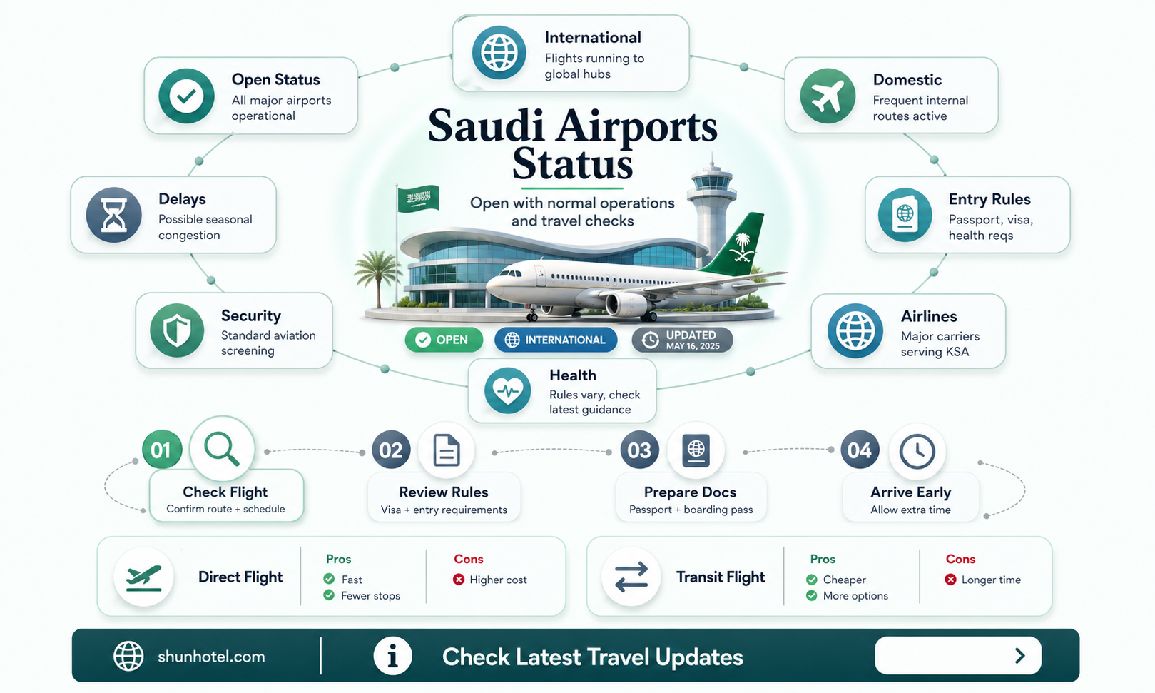 are airports in saudi arabia open