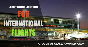 South African Airports: International Flight Operations and Current Status