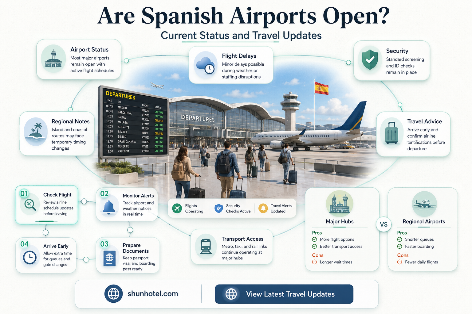 are airports in spain open