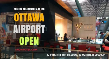 Ottawa Airport Restaurants: Current Open Hours and Dining Options
