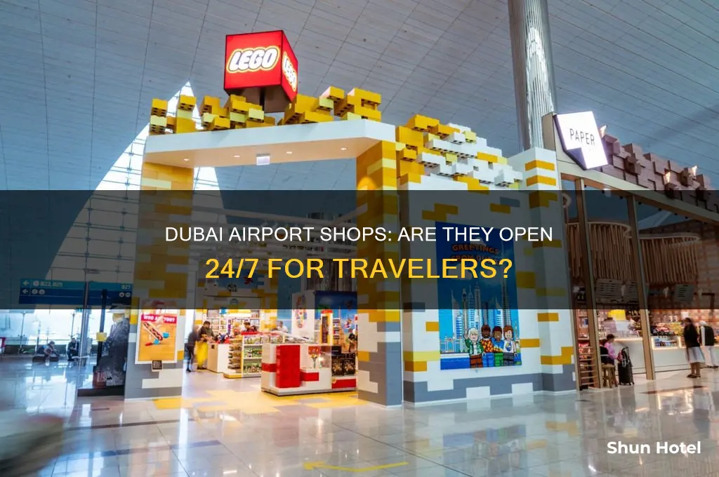 are the shops in dubai airport open 24 hours