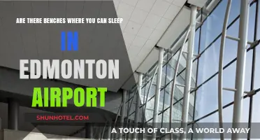 Edmonton Airport: Sleep-Friendly Benches?