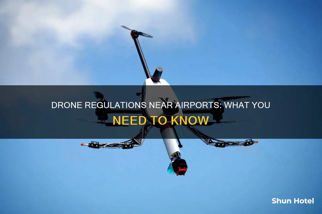 are there regulations about flying drones near an airport