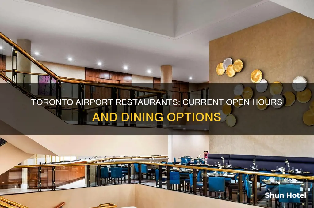 are toronto airport restaurants open