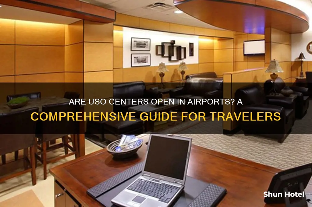 are uso open in airports